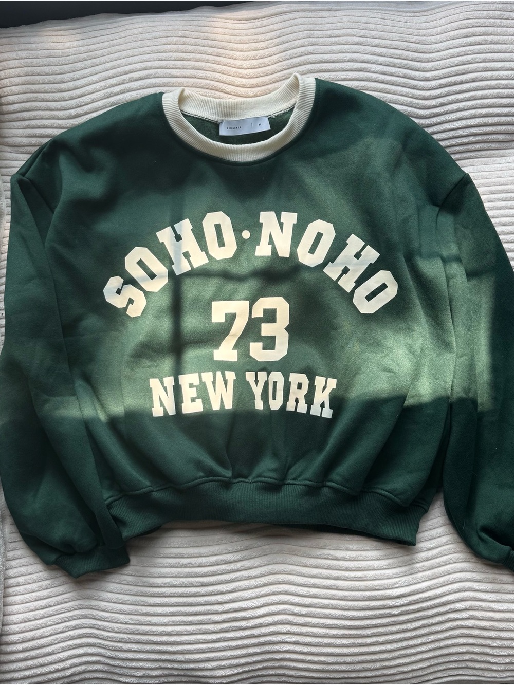 New York Forest Green Crewneck Sweatshirt